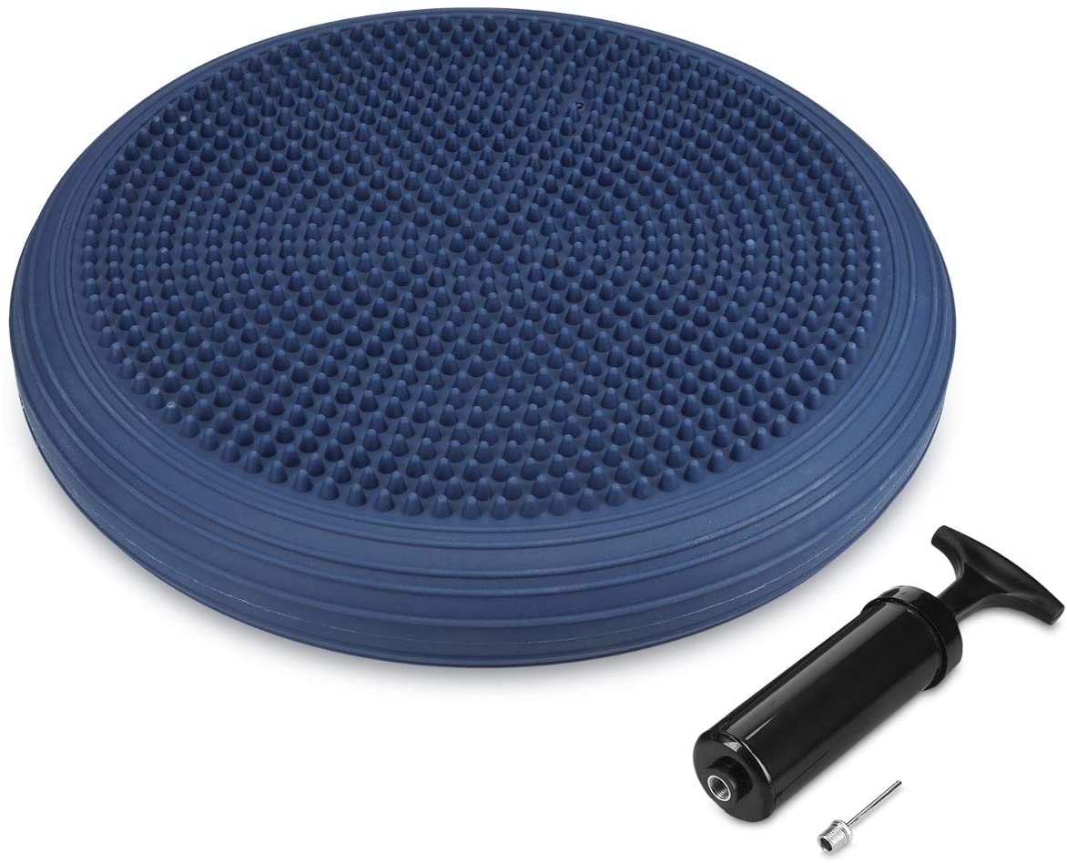 Navaris Air Stability Wobble Cushion - Μαξιλάρι Στάσης Σώματος / Σανίδα Ισορροπίας - 33cm - Dark Blue