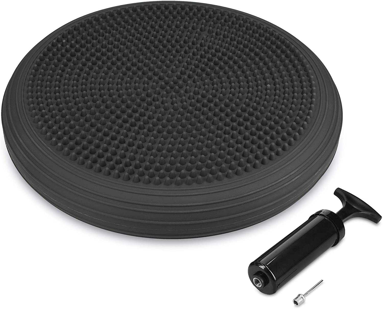 Navaris Air Stability Wobble Cushion - Μαξιλάρι Στάσης Σώματος / Σανίδα Ισορροπίας - 33cm - Dark Gray
