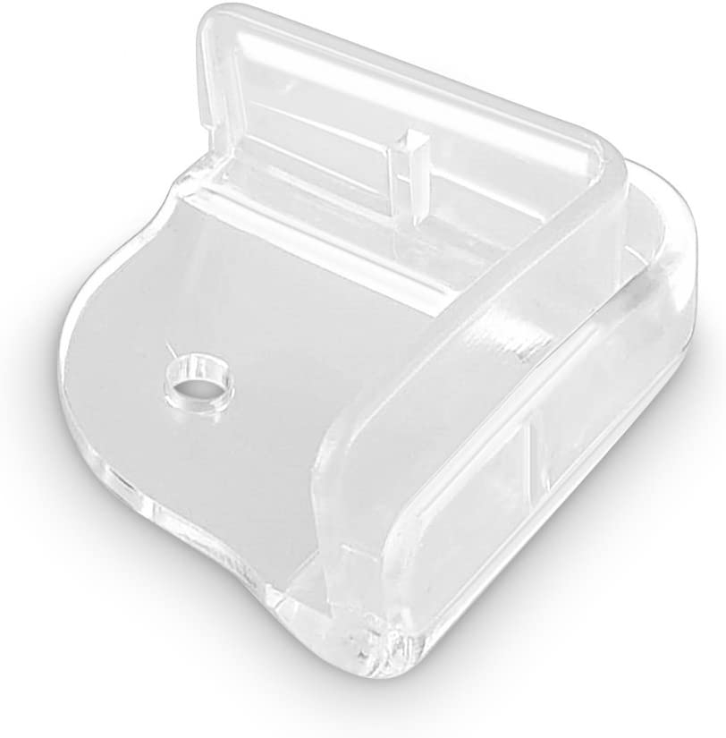 Navaris Baby Proofing Corner Guards - Σετ 20 Τετράγωνα Αυτοκόλλητα Προστατευτικά Γωνίας για Έπιπλα / Προστατευτικά για Μωρά από Σιλικόνη - Matte Transparent