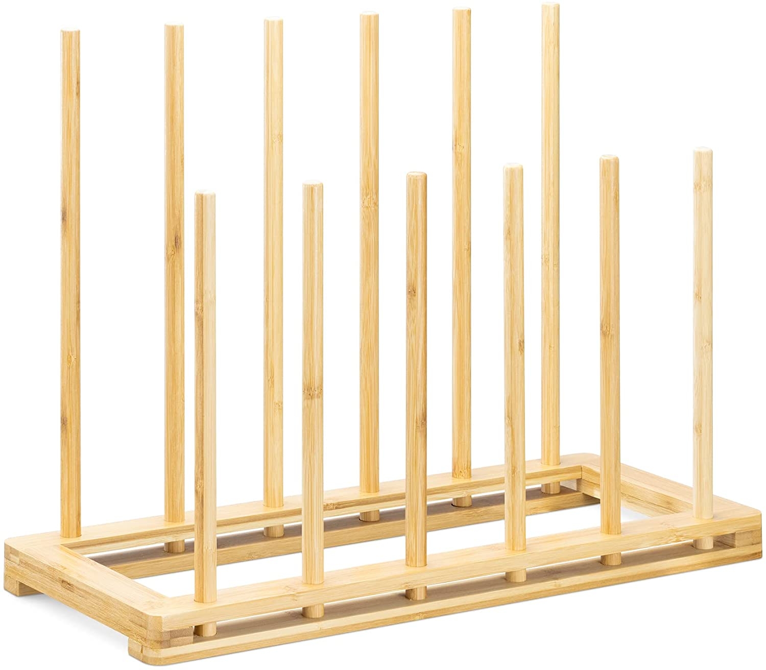 Navaris Bamboo Boot Rack - Ξύλινη Βάση για Μπότες / Παπούτσια από Μπαμπού - 56 x 43 x 23 cm - Light Brown