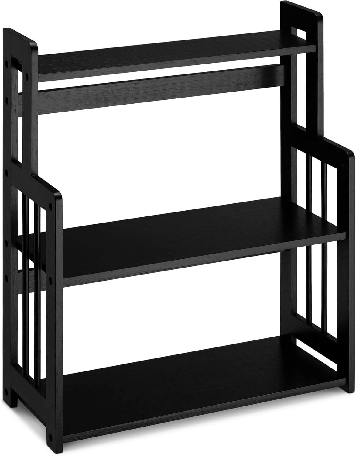 Navaris Bamboo Spice Rack - Ξύλινο Ράφι Καρυκευμάτων / Μπαχαρικών 3 Επιπέδων από Μπαμπού - Black