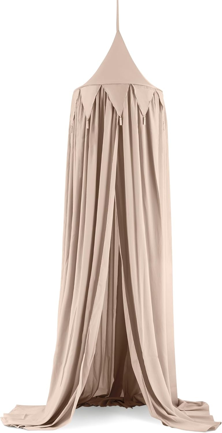 Navaris Bed Canopy for Children - Παιδική Κουνουπιέρα Δωματίου / Θόλος Κούνιας - 240 x 50 cm - Beige