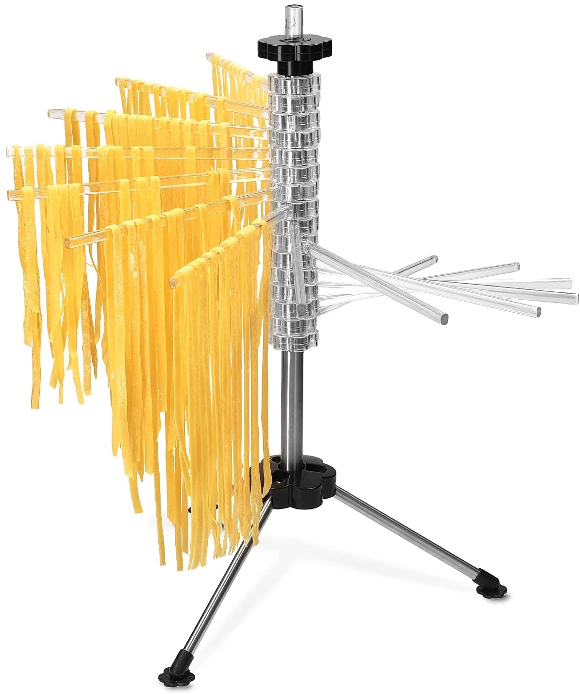 Navaris Collapsible Pasta Drying Rack - Βάση Στήριξης Ζυμαρικών - Silver