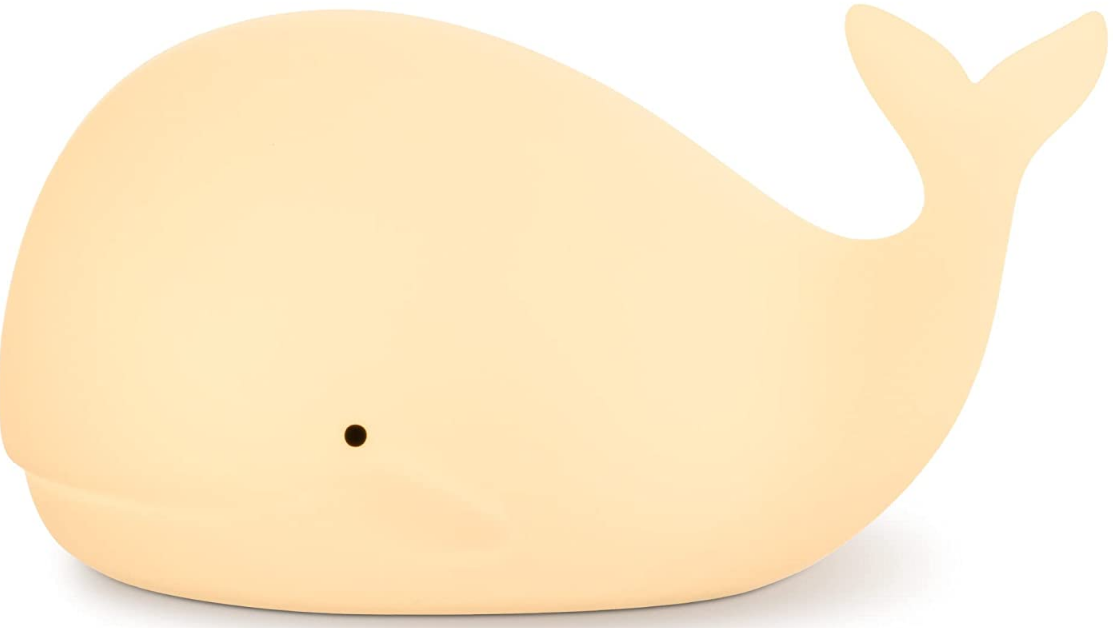 Navaris Led Silicone Night Light - Παιδικό Επαναφορτιζόμενο Φωτάκι Νυκτός LED / Αφής με Αλλαγή Χρωμάτων RGB από Σιλικόνη - Whale