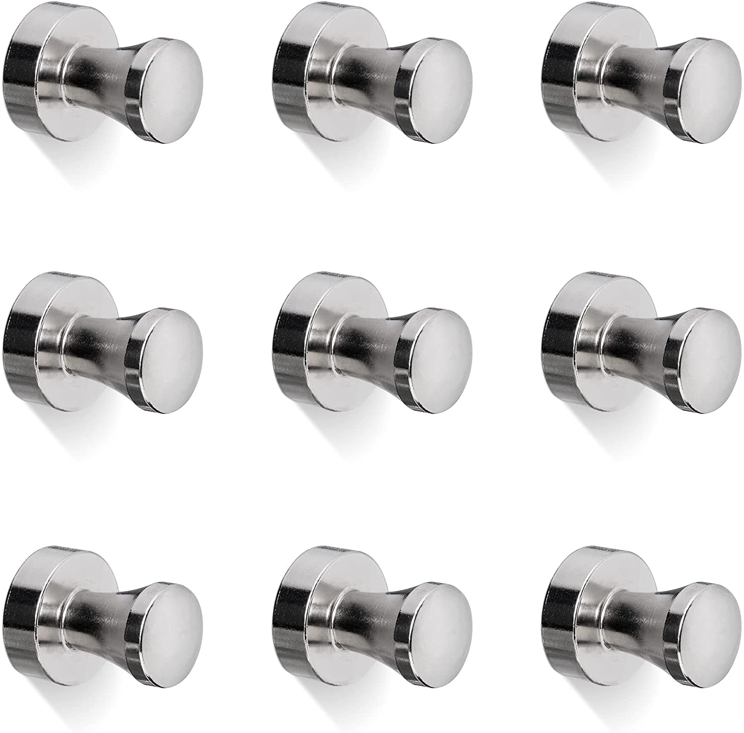 Navaris Magnetic Grill Hooks - Σετ με 9 Μαγνητικά Άγκιστρα για Μπάρμπεκιου / Κουζίνα - Silver