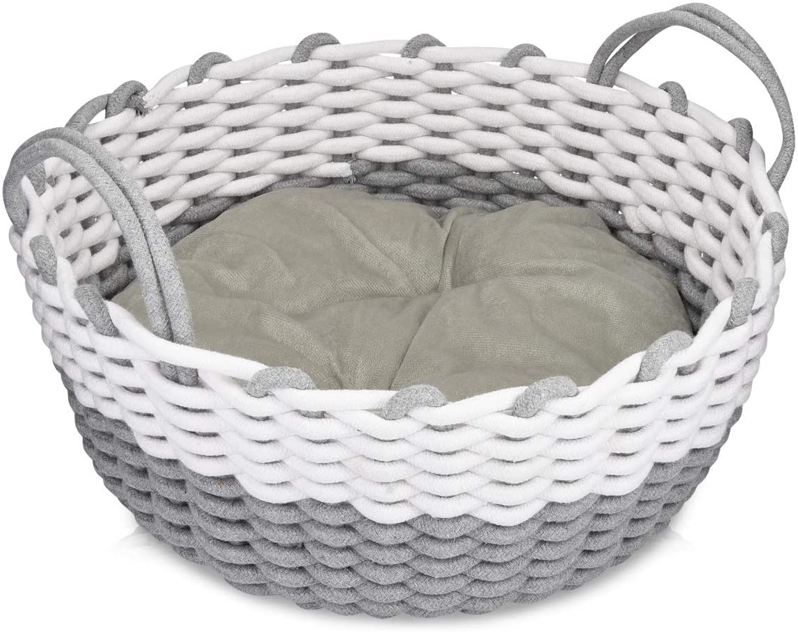 Navaris Medium Cat Bed Basket Καλάθι / Κρεβάτι για Γάτες και