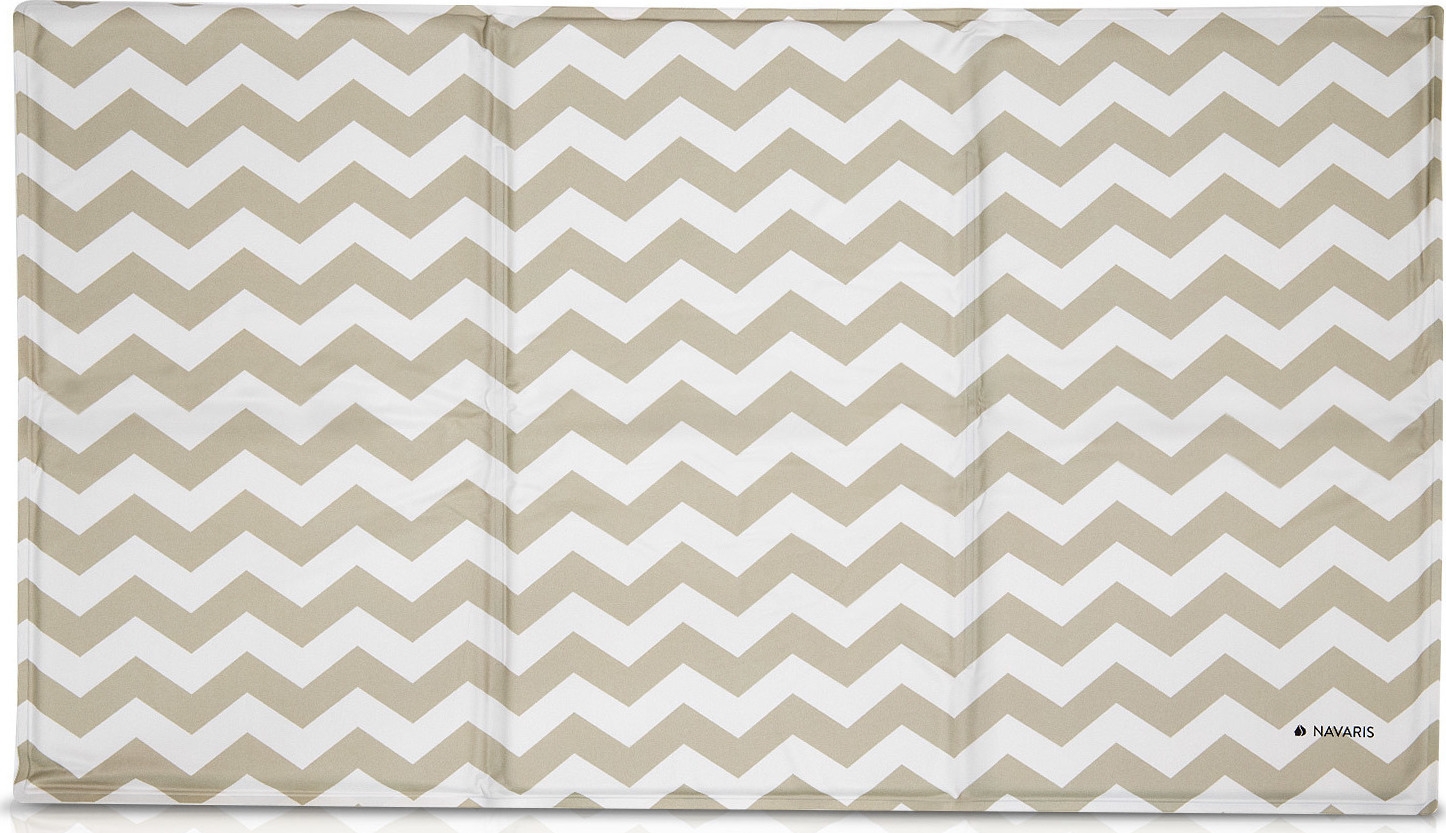 Navaris Pet Cooling Mat - Στρώμα Ψύξης για Κατοικίδια - 50 x 90 cm - Zig Zag