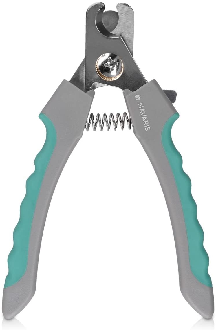 Navaris Professional Dog Nail Clippers - Νυχοκόπτης για Κατοικίδια - Teal / Grey