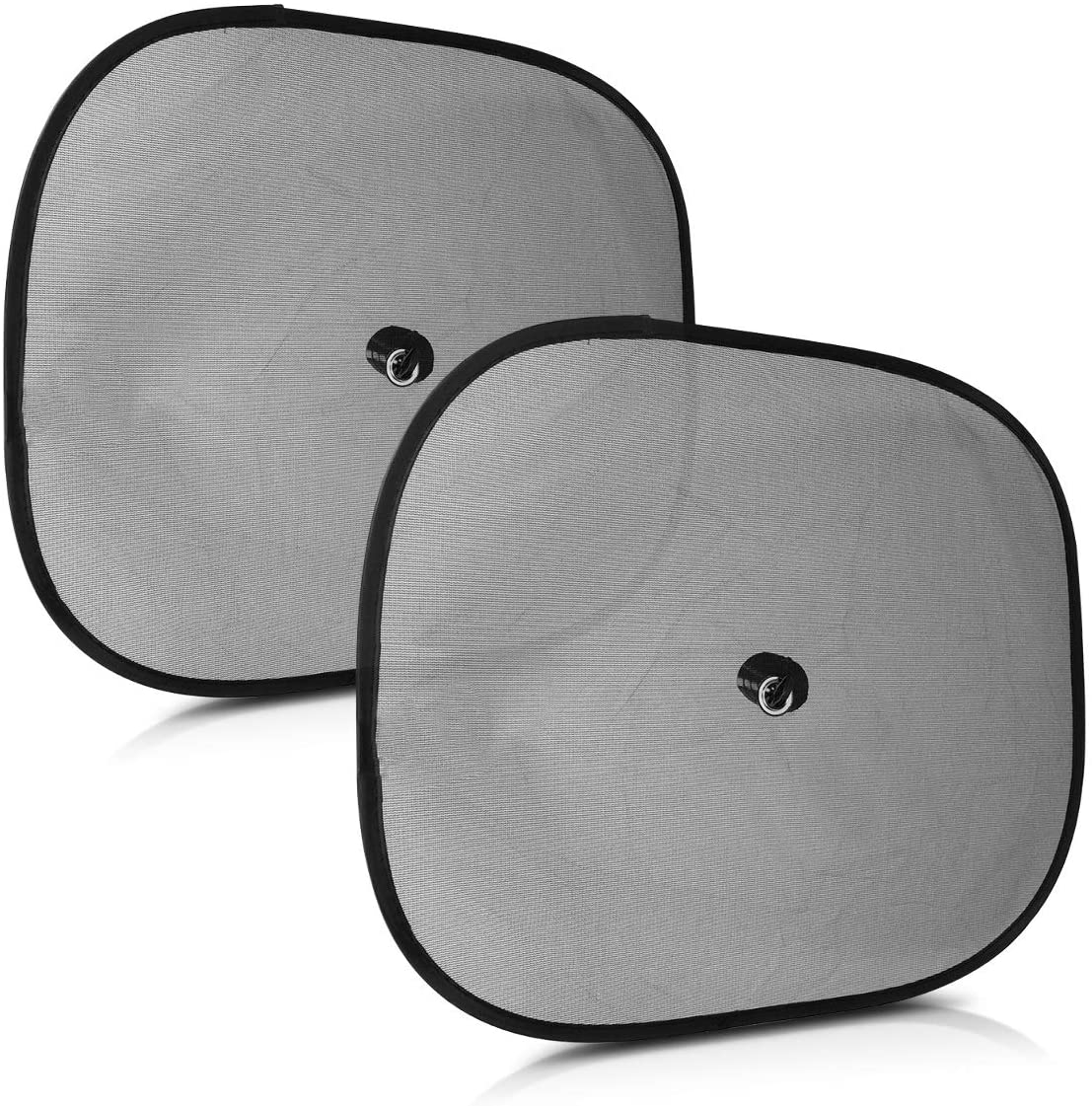 Navaris Sun Shades for Car - Αναδιπλούμενο Σκίαστρο Αυτοκινήτου / Ηλιοπροστασία για Πίσω Κάθισμα - 2 Τεμάχια - 44 x 36 cm