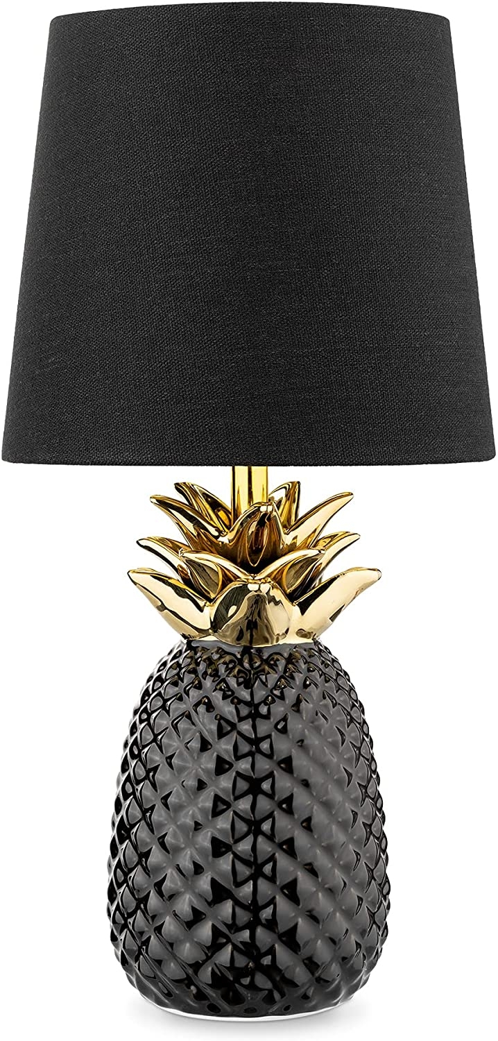 Navaris Table Lamp Pineapple - Επιτραπέζιο Φωτιστικό Ανανάς - 35cm - Black