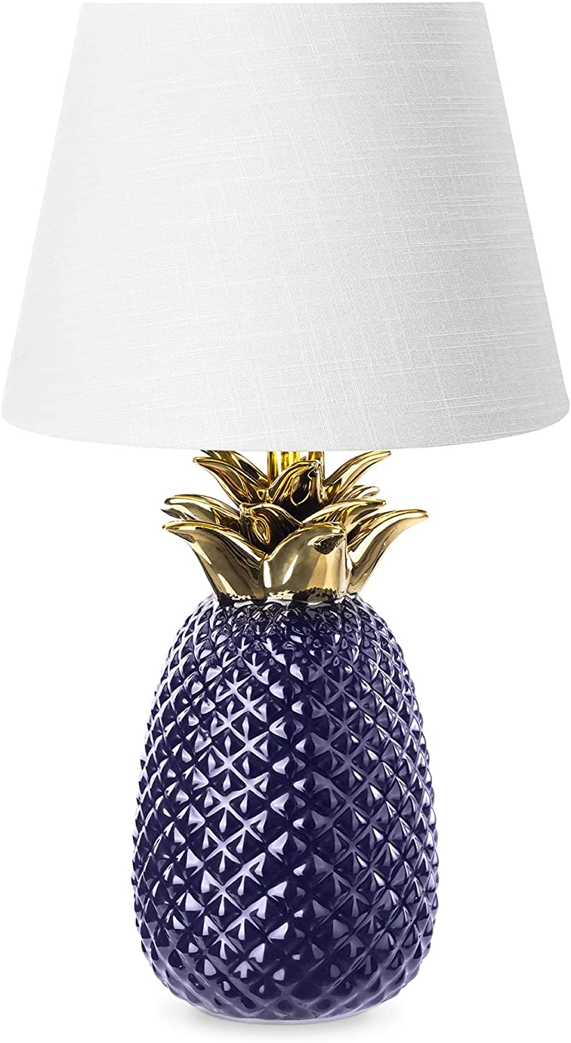 Navaris Table Lamp Pineapple - Επιτραπέζιο Φωτιστικό Ανανάς - 40cm - Purple / White