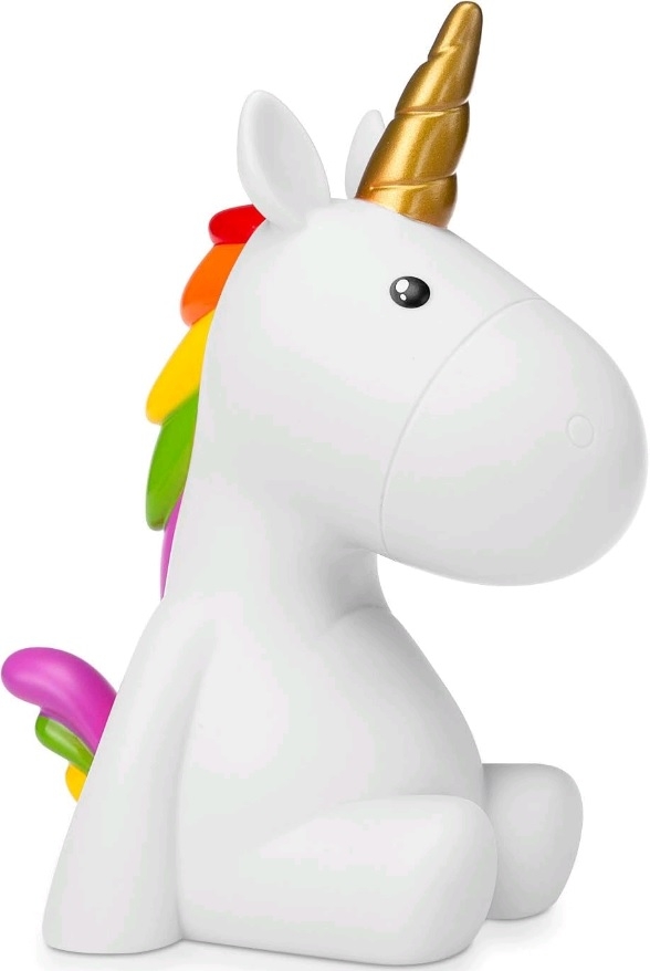 Navaris Unicorn Rechargable Led Night Light - Διακοσμητικό Παιδικό Επαναφορτιζόμενο Φωτάκι Νυκτός LED Μονόκερος / Αφής με Αλλαγή Χρωμάτων RGB - White