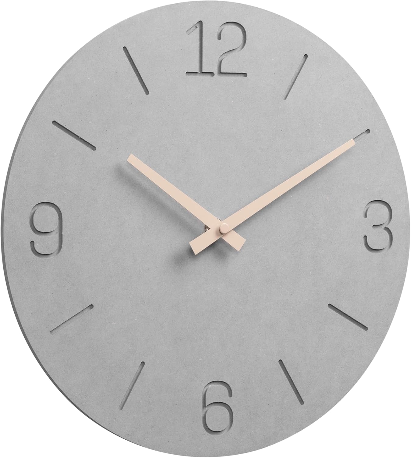 Navaris Wall Clock Recycled Paper - Αθόρυβο Αναλογικό Ρολόι Τοίχου από Ανακυκλωμένο Χαρτί και Μέταλλο - 30.5 - Lines Numbers Mixed