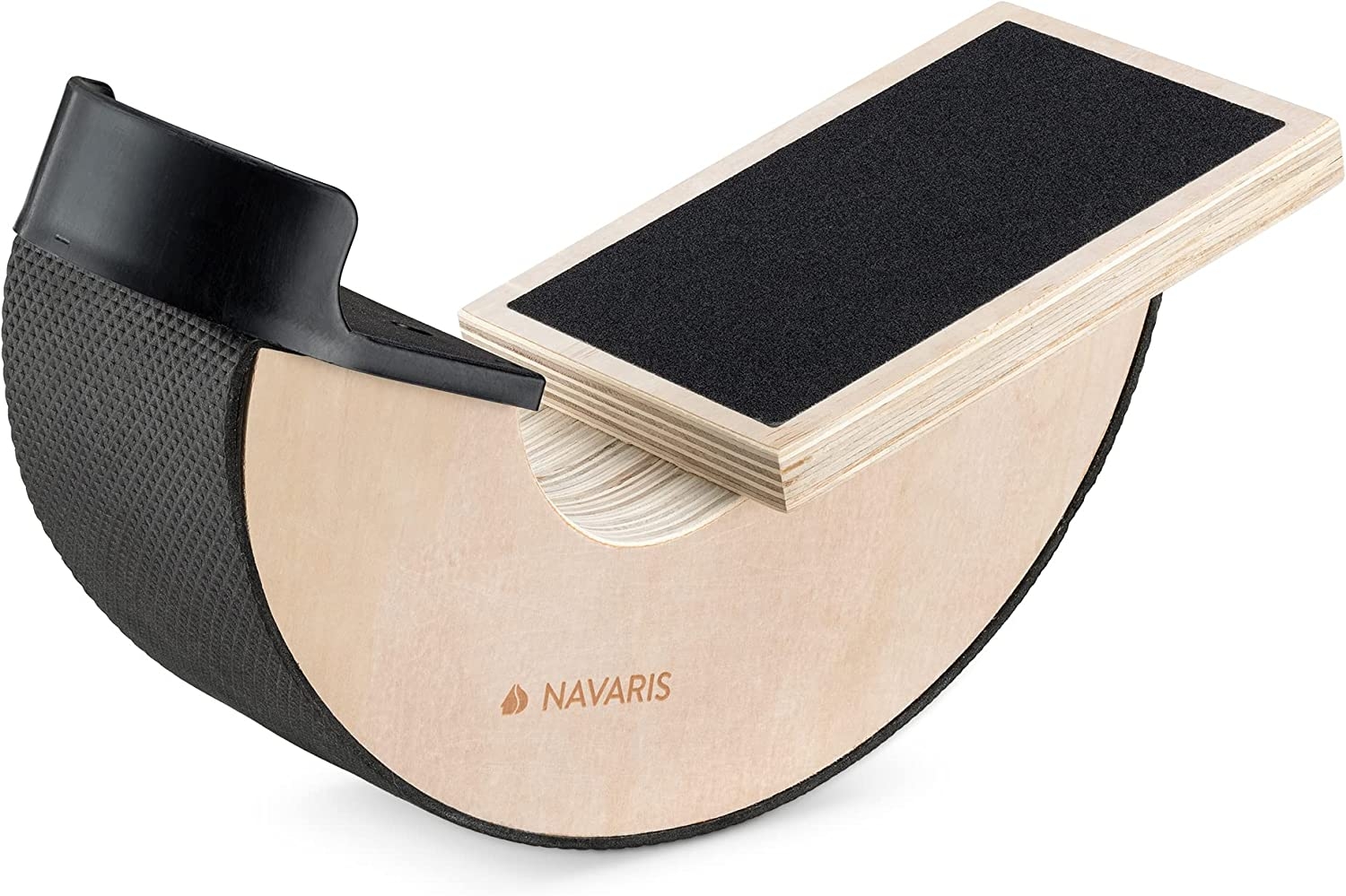 Navaris Wooden Calf Stretcher - Σανίδα με Κλίση / Rocker για Εκγύμναση & Διατάσεις Γάμπας και Αστραγάλων από Ξύλο Λεύκας