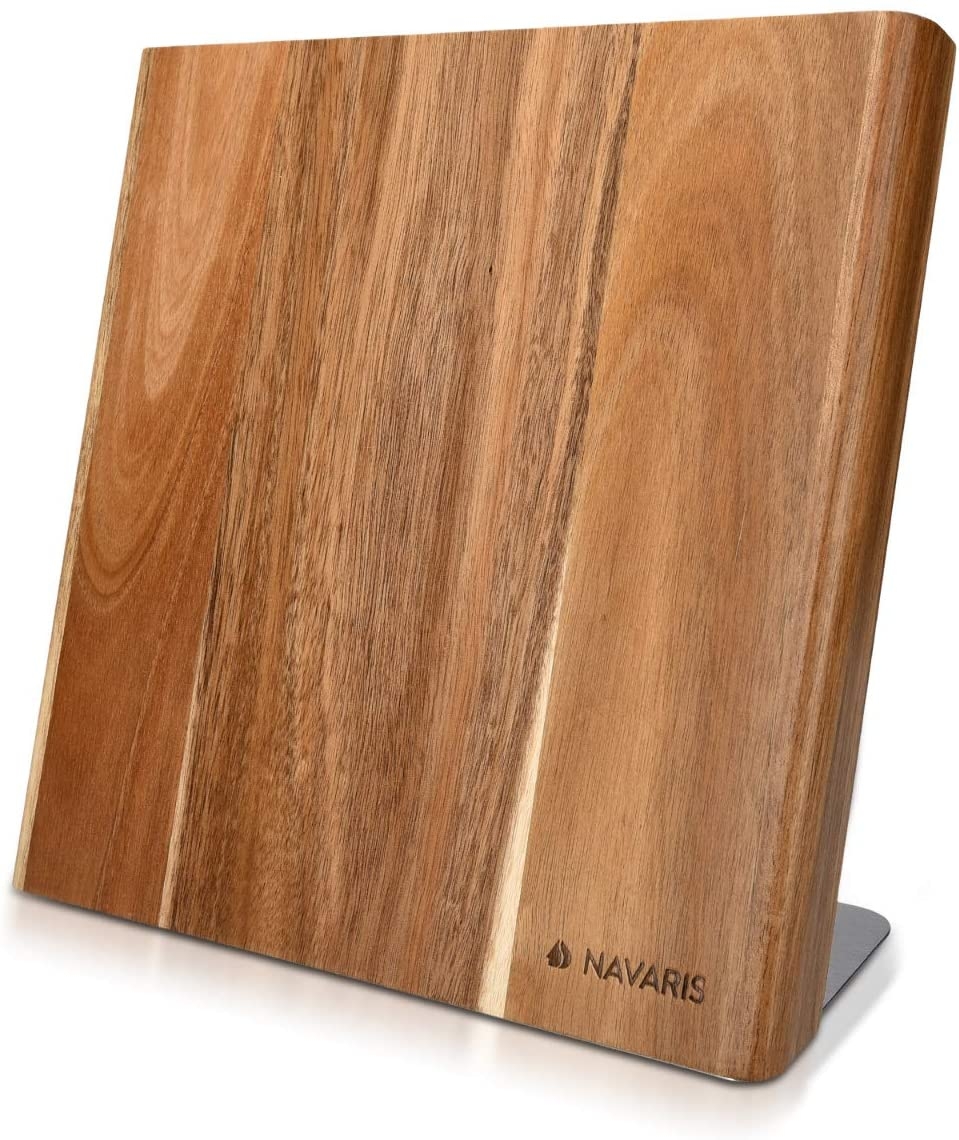 Navaris Wooden Magnetic Knife Holder - Μαγνητική Ξύλινη Βάση Μαχαιριών - Acacia Wood