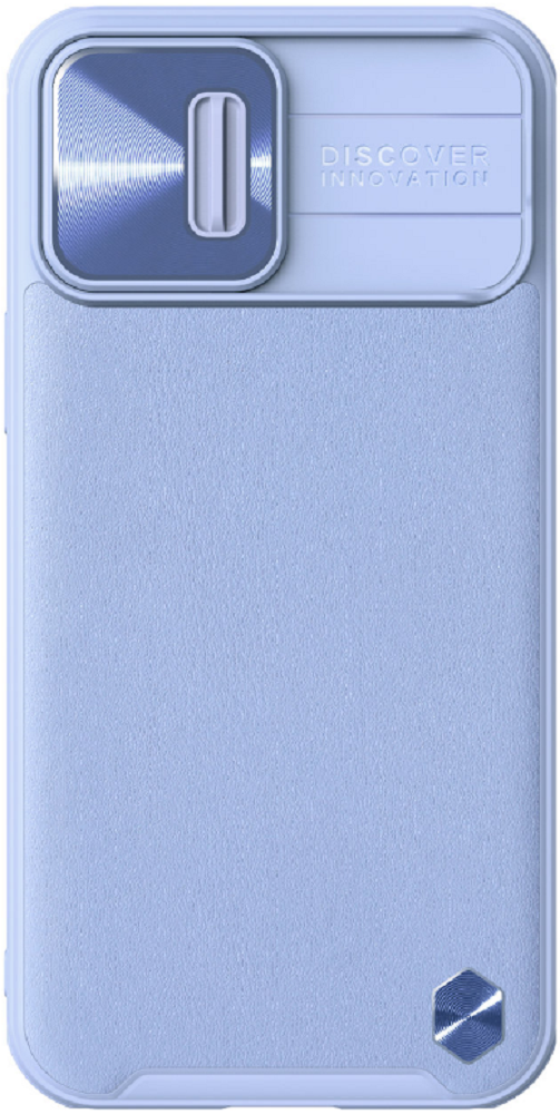 Nillkin CamShield Leather Case - Σκληρή Θήκη με Κάλυμμα για την Κάμερα - Apple iPhone 13 Pro Max - Purple