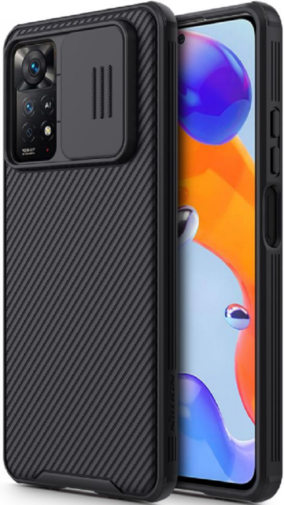 Nillkin CamShield Pro – Σκληρή Θήκη με Κάλυμμα για την Κάμερα – Xiaomi Redmi Note 11 Pro / Redmi Note 12 Pro 4G – Black (6902048243866)