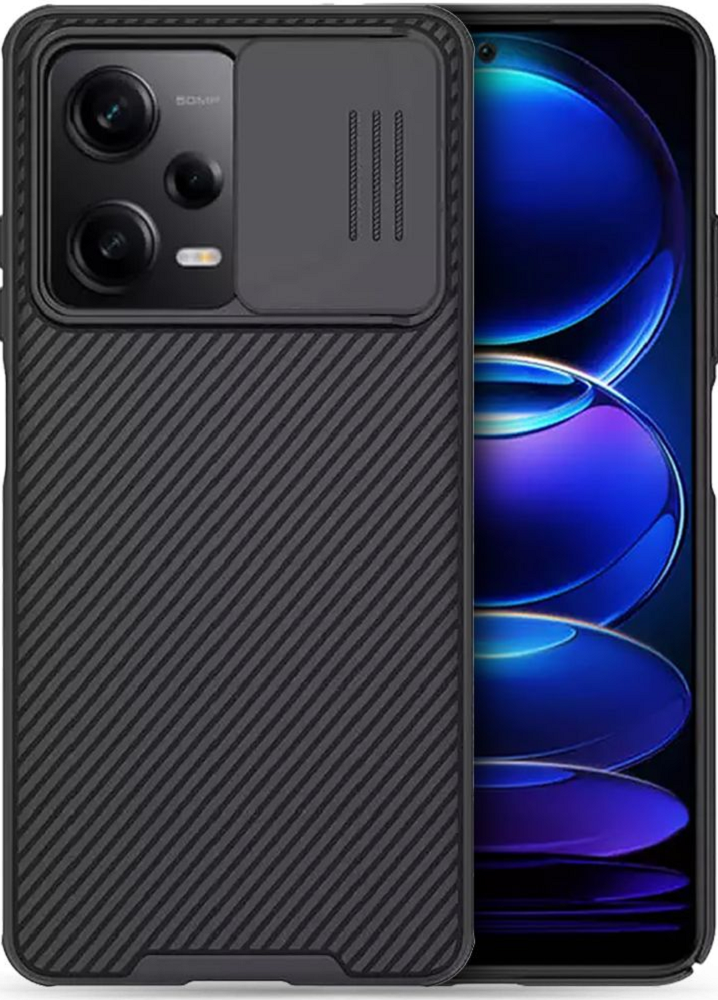 Nillkin CamShield Pro - Σκληρή Θήκη με Κάλυμμα για την Κάμερα - Xiaomi Redmi Note 12 Pro 5G / Poco X5 Pro - Black
