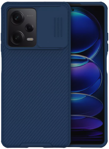 Nillkin CamShield Pro - Σκληρή Θήκη με Κάλυμμα για την Κάμερα - Xiaomi Redmi Note 12 Pro 5G / Poco X5 Pro - Blue