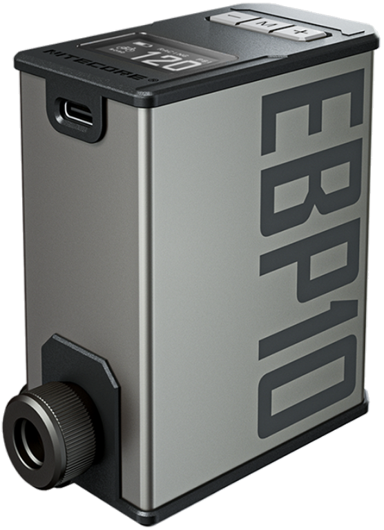 Nitecore EBP10 - Ηλεκτρική Επαναφορτιζόμενη Αδιάβροχη Τρόμπα με Ψηφιακή Οθόνη OLED