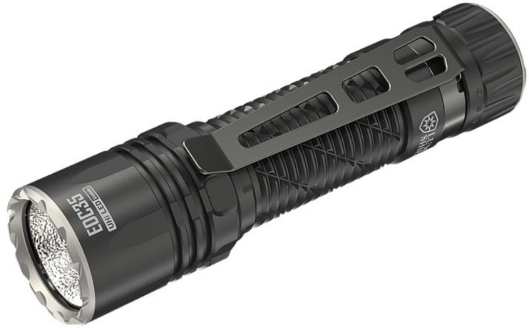 Nitecore EDC35 - Ανθεκτικός Αδιάβροχος Επαναφορτιζόμενος Φακός UHi LED - 5000 Lumens - Μπαταρία 6000 mAh - Black