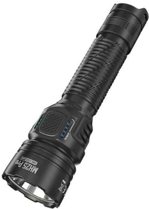 Nitecore MH25 Pro - Αδιάβροχος Επαναφορτιζόμενος Φακός LED Multi Task Hybrid - 3300 Lumens - Μπαταρία 5300 mAh - Black