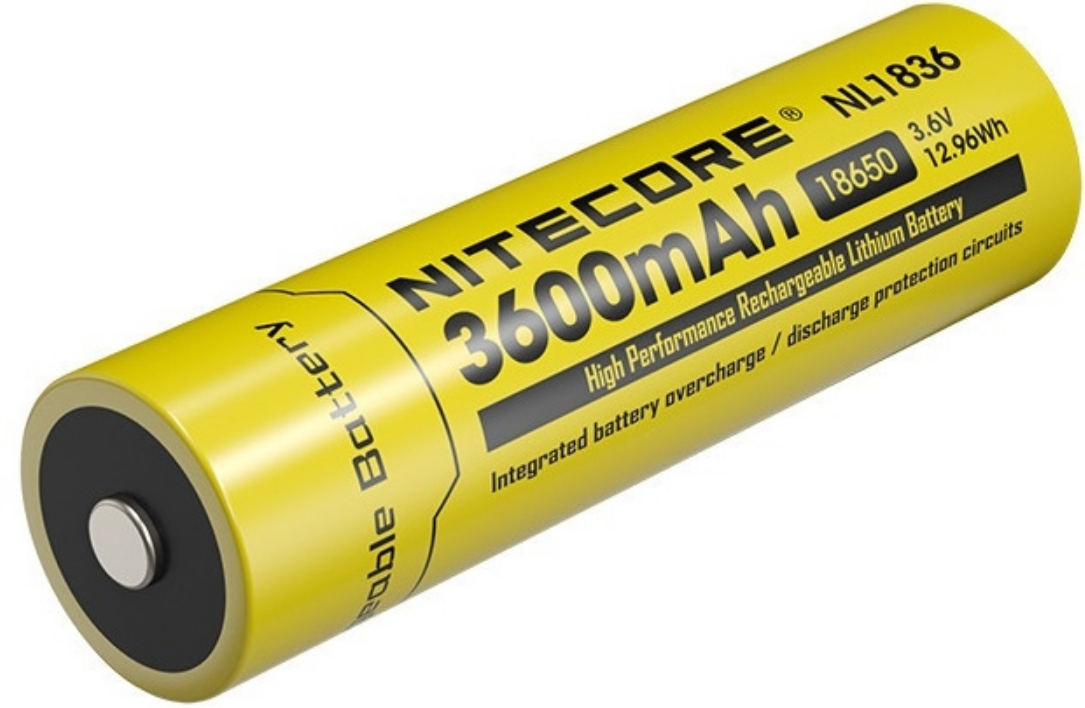 Nitecore NL1836 - Επαναφορτιζόμενη Μπαταρία 18650 Li-ion - 3600mAh - 3.6V