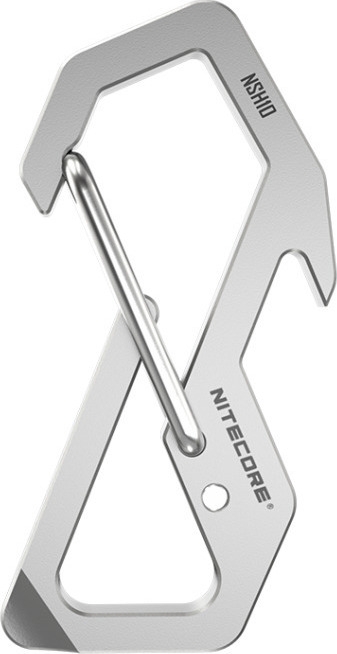 Nitecore NSH10 Multiuse Titanium Snap Hook - Πολυχρηστικός Κρίκος από Τιτάνιο / Μπρελόκ Κλειδιών / Ανοιχτήρι Μπουκαλιών / Κρεμάστρα / Κατσαβίδι Ίσιο
