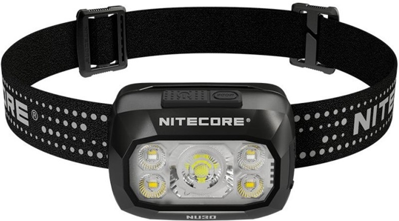 Nitecore NU30 Headlamp - Αδιάβροχος Επαναφορτιζόμενος Φακός Κεφαλής LED - 500 Lumens - Μπαταρία 1500 mAh - Black