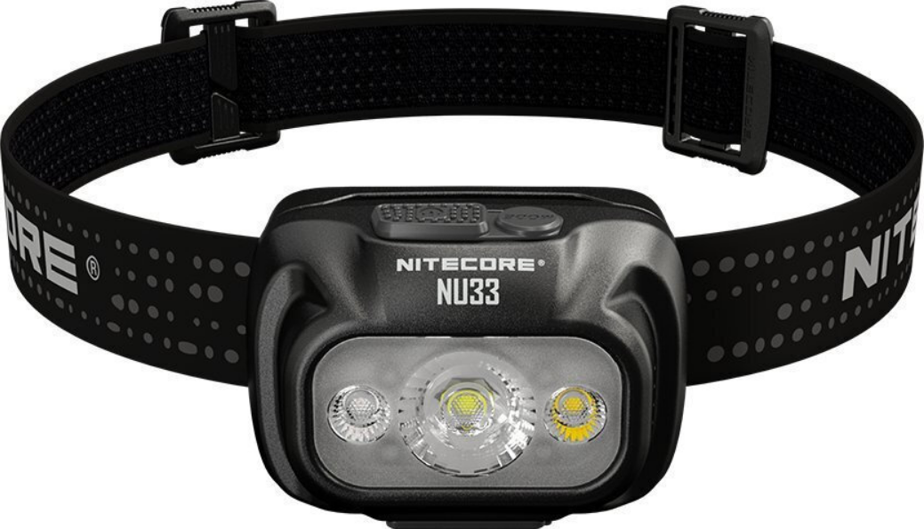 Nitecore NU33 Headlamp - Αδιάβροχος Επαναφορτιζόμενος Φακός Κεφαλής LED - 700 Lumens - Μπαταρία 2000mAh - Black