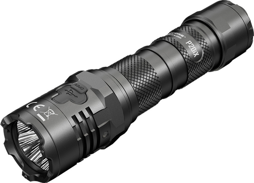 Nitecore Precise P20ix - Αδιάβροχος Επαναφορτιζόμενος Φακός LED Tactical / Strobe Ready - 4000 Lumens - Μπαταρία 5000 mAh - Black 