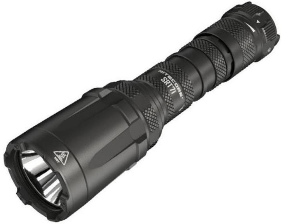 Nitecore SRT7i - Αδιάβροχος Επαναφορτιζόμενος Φακός LED Smart Ring Tactical - 3000 Lumens - Μπαταρία 5.000 mAh - Black