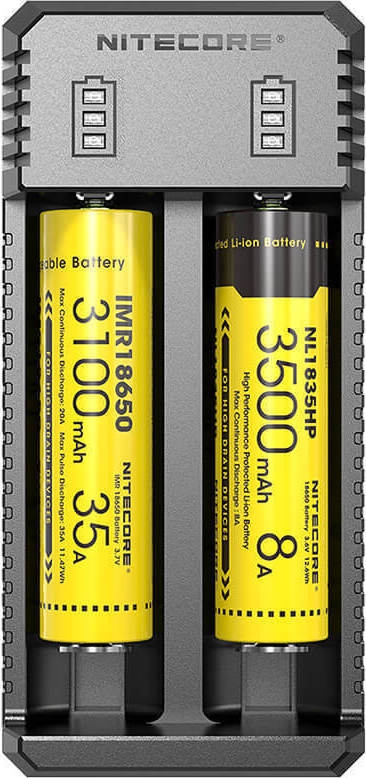 Nitecore UI2 - USB Φορτιστής 2 Μπαταριών Li-ion Μεγέθους 18650 
