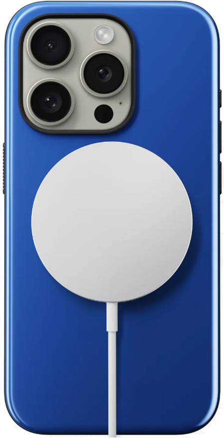 Nomad Sport Case - Σκληρή Θήκη MagSafe με TPU Bumper - Apple iPhone 15 Pro - Super Blue