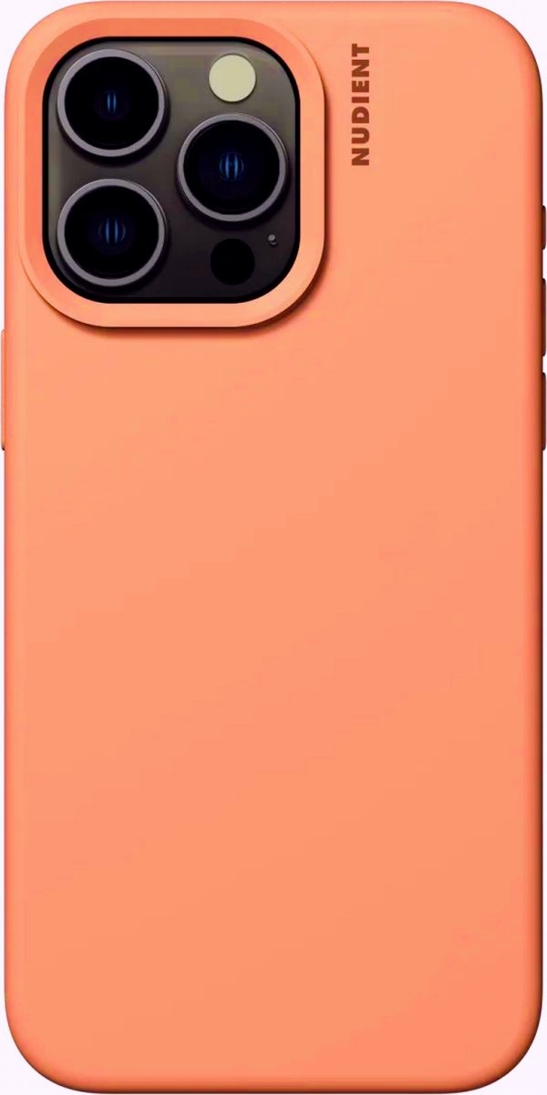 Nudient Base Case - Θήκη Σιλικόνης Apple iPhone 15 Pro Max - Peach OrangeNudient Base Case - Θήκη Σιλικόνης Apple iPhone 15 Pro Max - Peach Orange