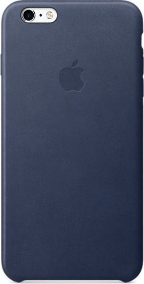 Official Apple Leather Case - Δερμάτινη Θήκη Apple iPhone 6S Plus / 6 Plus - Midnight Blue