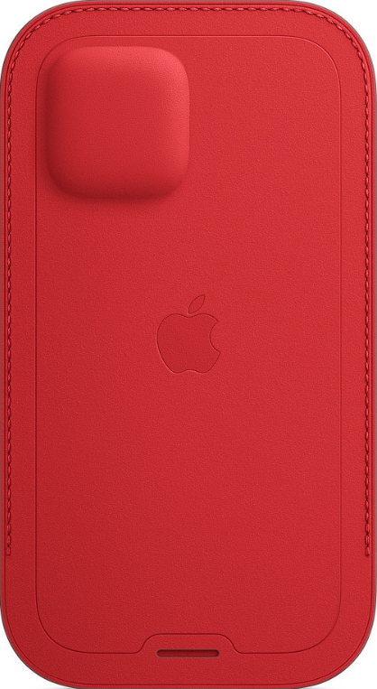 Official Apple Leather Sleeve - Δερμάτινη Θήκη - Πορτοφόλι με MagSafe ...