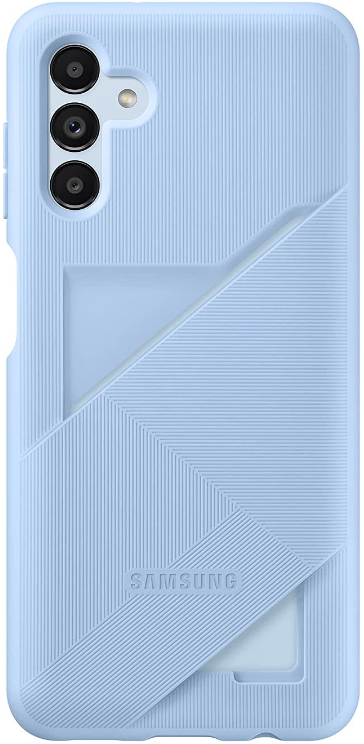 Official Samsung Card Slot Cover - Θήκη Σιλικόνης με Υποδοχή για Κάρτα - Samsung Galaxy A13 5G - Arctic Blue (EF-OA136TLEGWW)