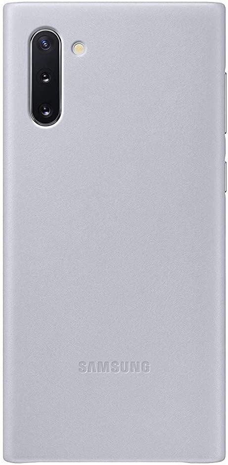 Official Samsung Leather Cover - Δερμάτινη Θήκη Samsung Galaxy Note 10 - Grey