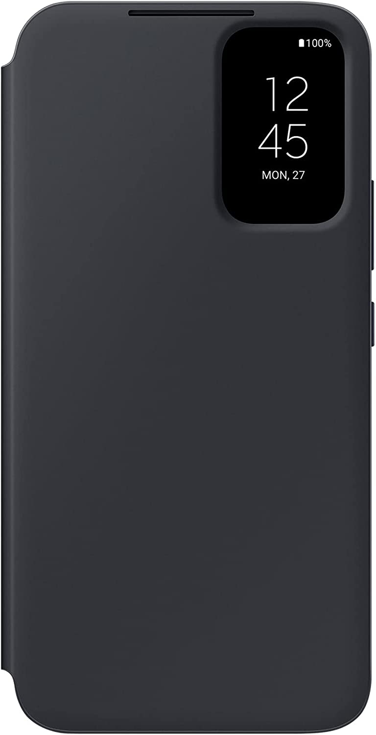 Official Samsung S View Wallet Cover - Θήκη Flip με Ενεργό Πορτάκι Samsung Galaxy A34 - Black 