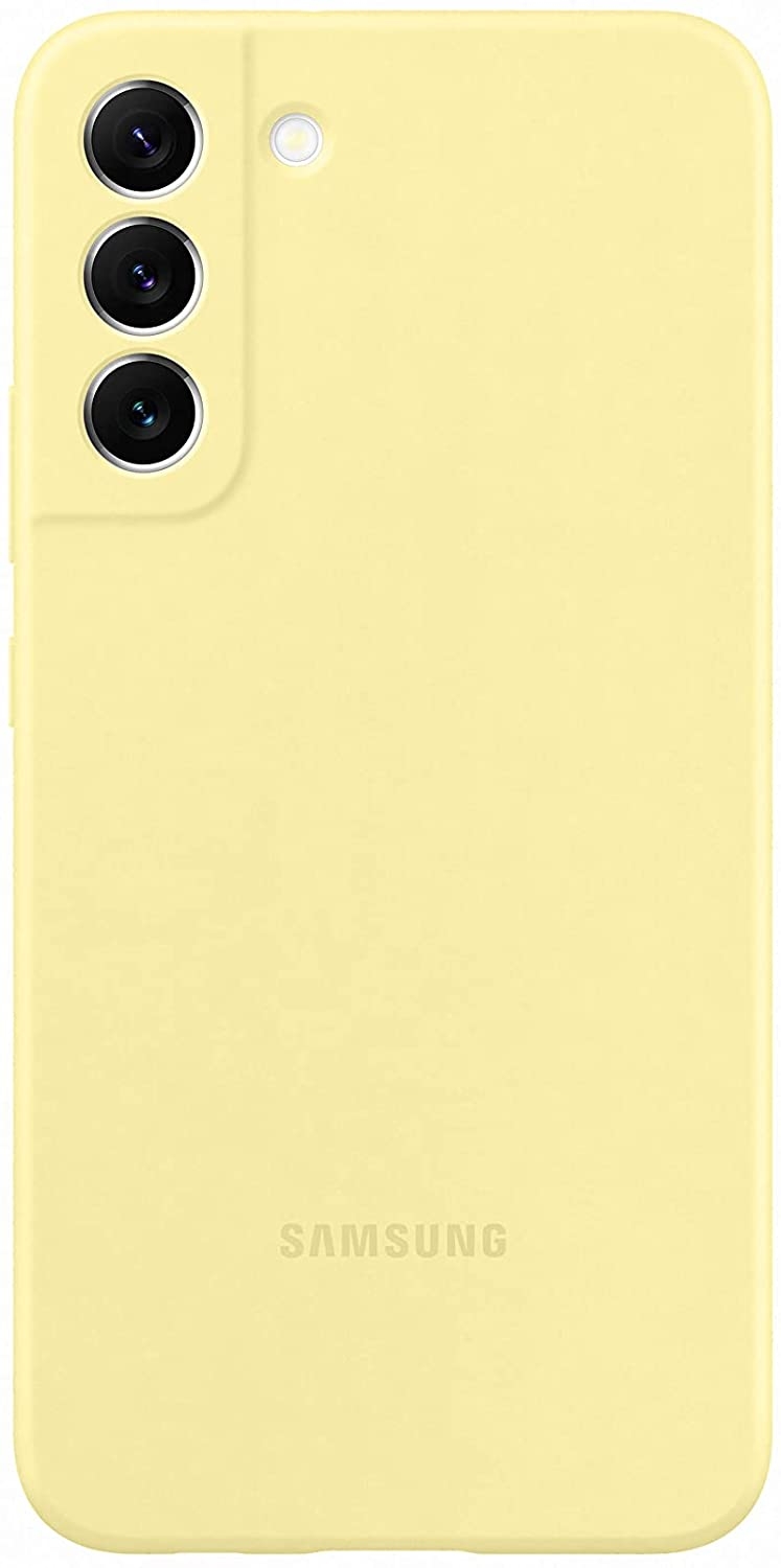 Official Samsung Silicone Cover Θήκη Σιλικόνης - Samsung Galaxy S22 Plus 5G - Yellow
