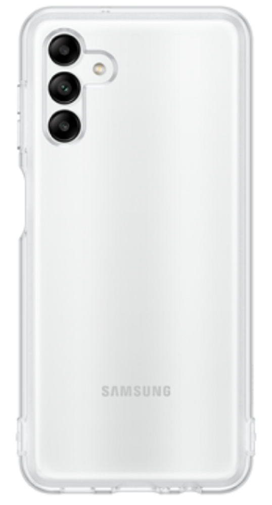 Official Samsung Θήκη Σιλικόνης Soft Clear Cover - Samsung Galaxy A04s - Transparent