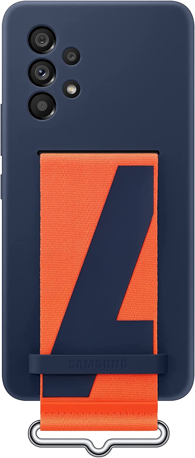 Official Samsung Θήκη Σιλικόνης Strap Cover - Samsung Galaxy A53 5G - Navy
