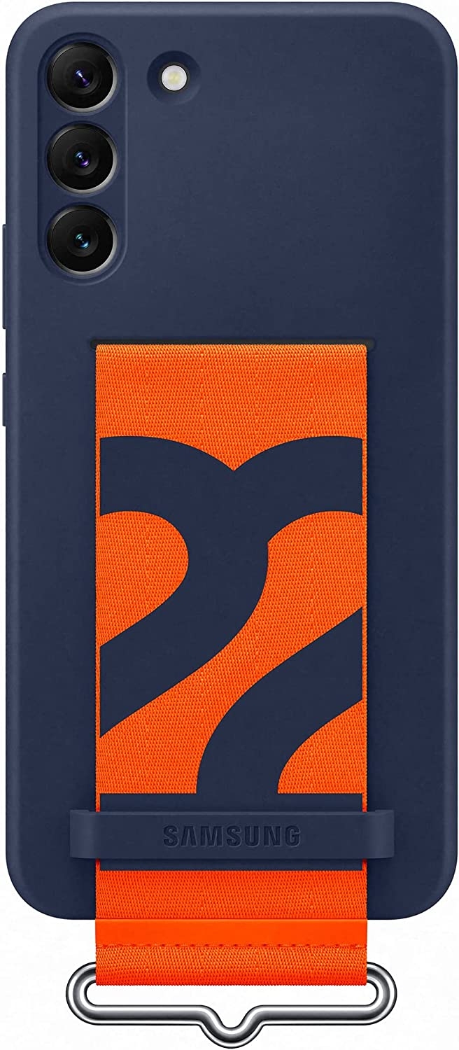 Official Samsung Θήκη Σιλικόνης Strap Cover - Samsung Galaxy S22 Plus 5G - Navy (EF-GS906TNEGWW)