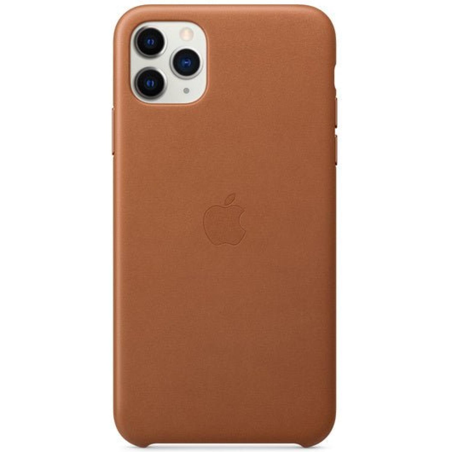 Open Box Grade A Official Apple Leather Case Δερμάτινη Θήκη Apple iPhone 11 Pro Max Saddle Brown