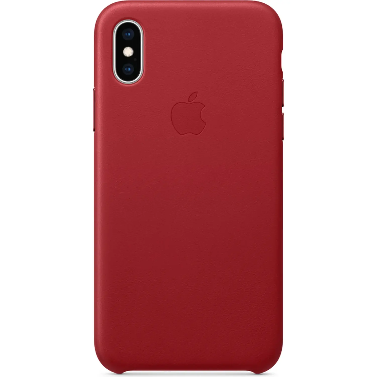 Open Box Grade A Official Apple Leather Case Δερμάτινη Θήκη iPhone X / XS Red