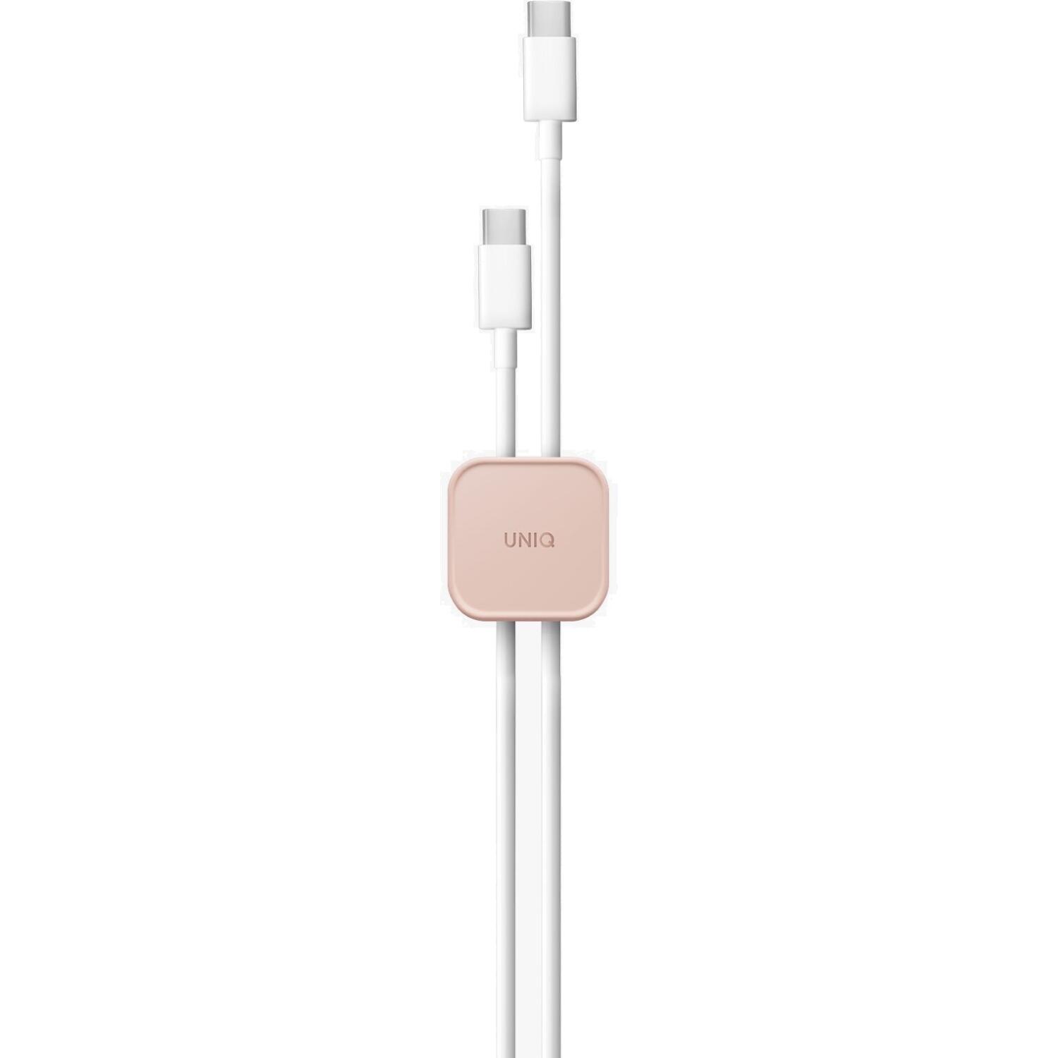 Οργανωτής Καλωδίων Uniq Pod 8-In-1 Cable Organizer Αυτοκόλλητα Clips Σιλικόνης 8 Τεμάχια Pink