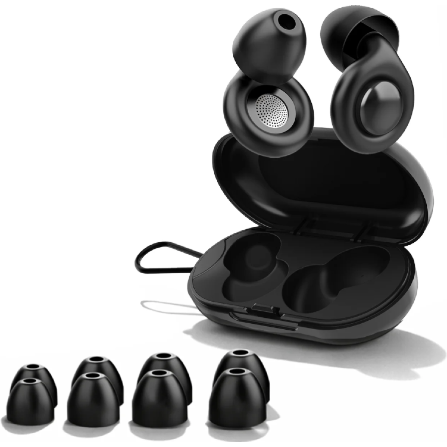 Ωτοασπίδες Mobile Origin Sleep Earplugs 32 dB EA1 Σιλικόνης Επαναχρησιμοποιούμενες με Θήκη 4 Μεγέθη - Black (MO-SEP-EA1)