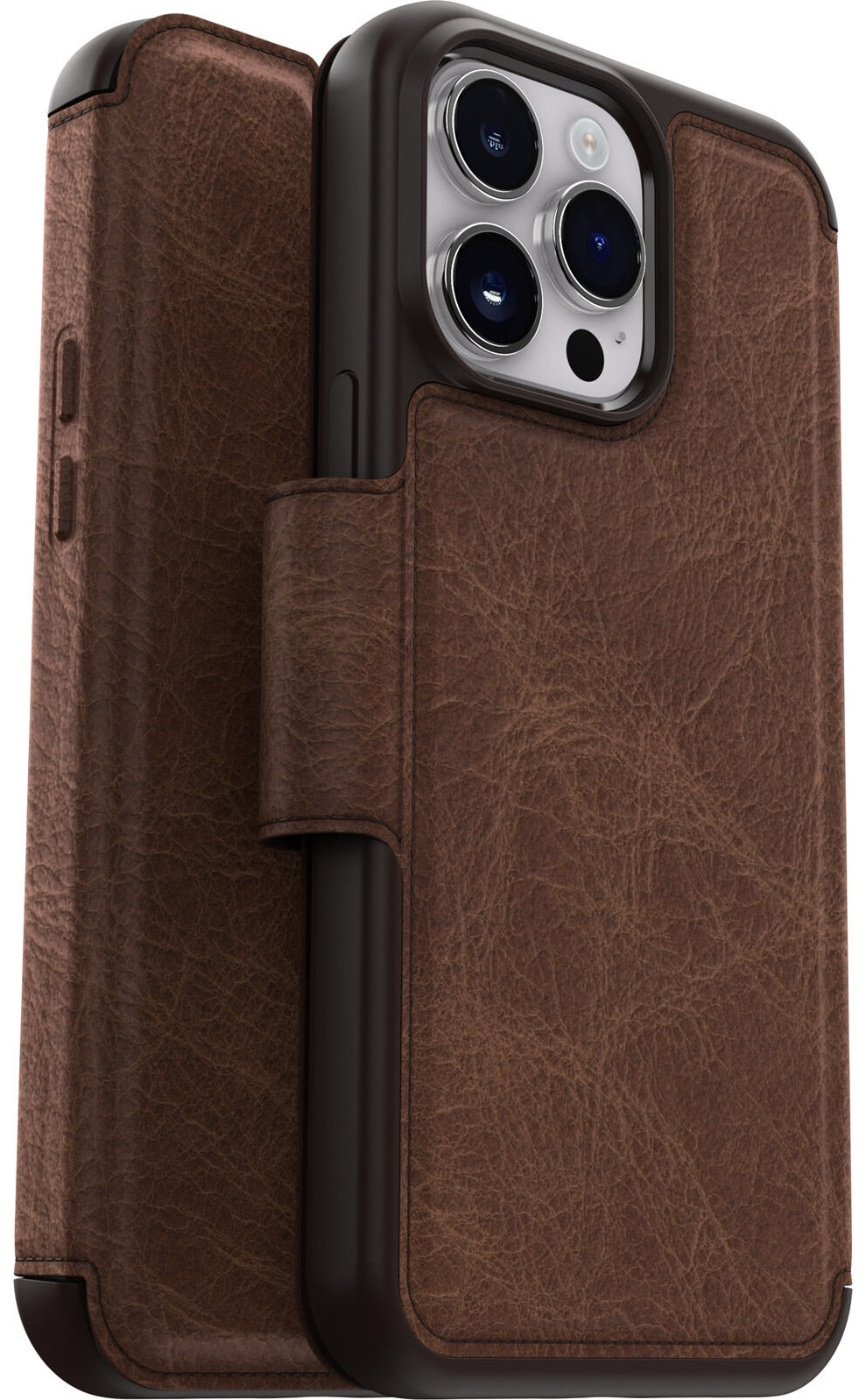 Otterbox Strada - Premium Δερμάτινη Θήκη - Πορτοφόλι Apple iPhone 14 Pro Max - Espresso Brown