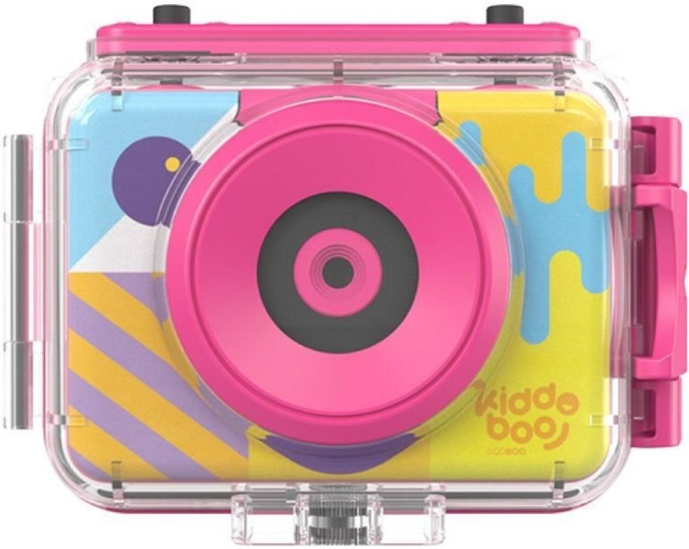 Παιδική Φωτογραφική Μηχανή Kiddoboo Action Camera FotoFun Splash Αδιάβροχη με Οθόνη 2.4'' Pink